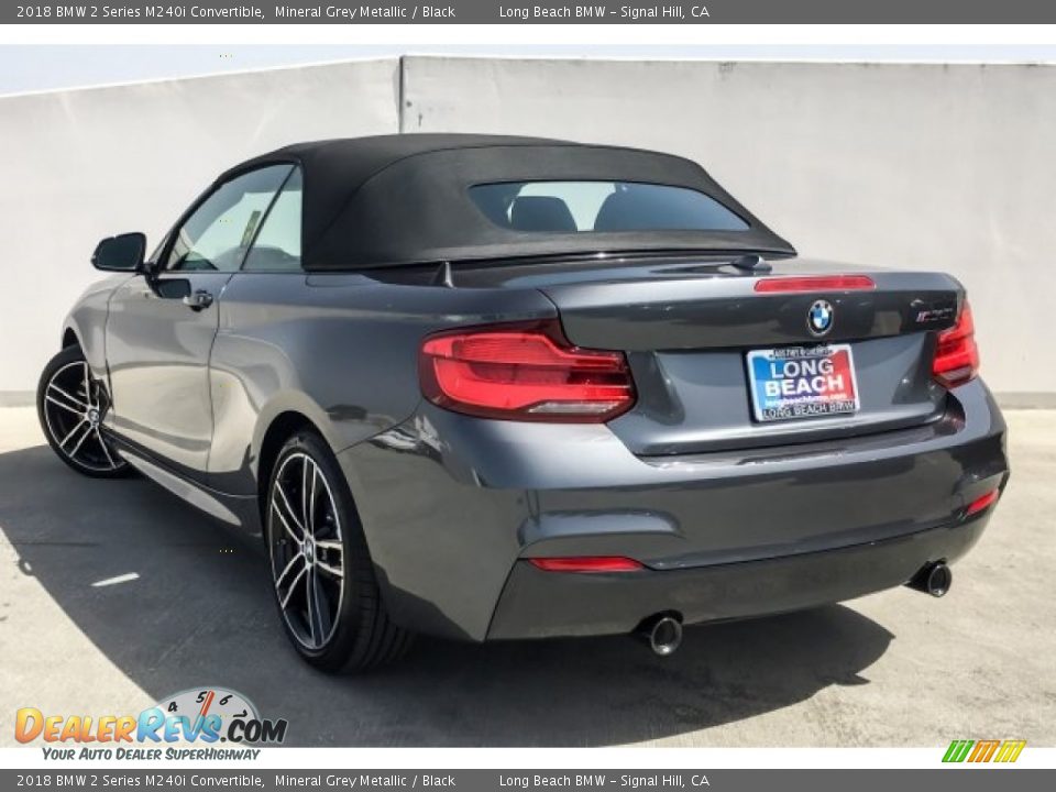 2018 BMW 2 Series M240i Convertible Mineral Grey Metallic / Black Photo #2