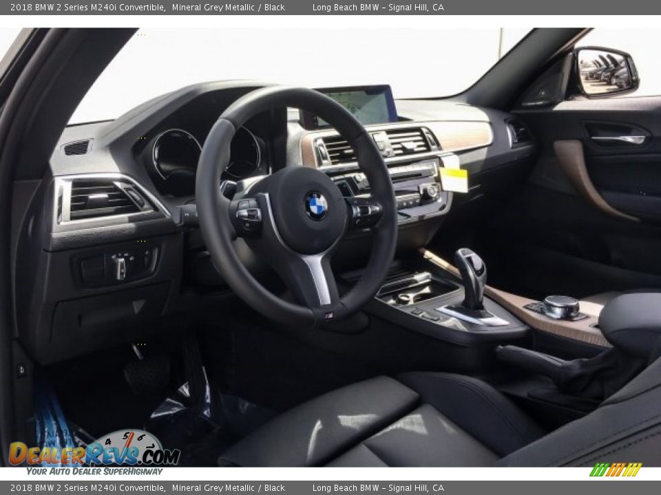 2018 BMW 2 Series M240i Convertible Mineral Grey Metallic / Black Photo #4
