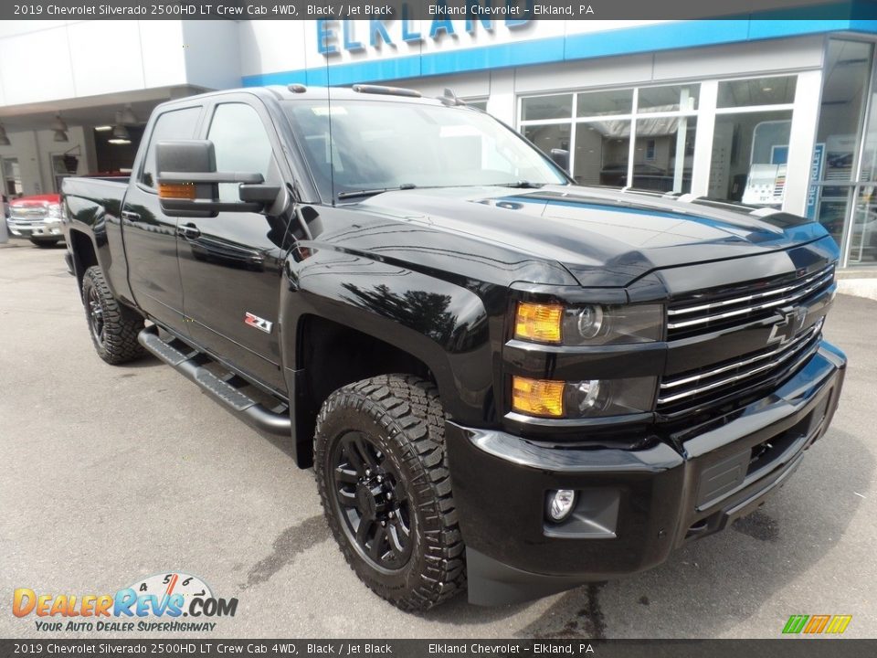 2019 Chevrolet Silverado 2500HD LT Crew Cab 4WD Black / Jet Black Photo #2