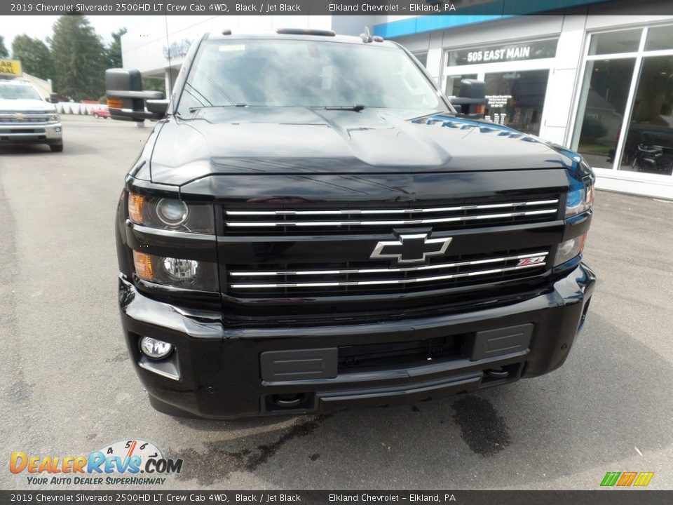 2019 Chevrolet Silverado 2500HD LT Crew Cab 4WD Black / Jet Black Photo #3