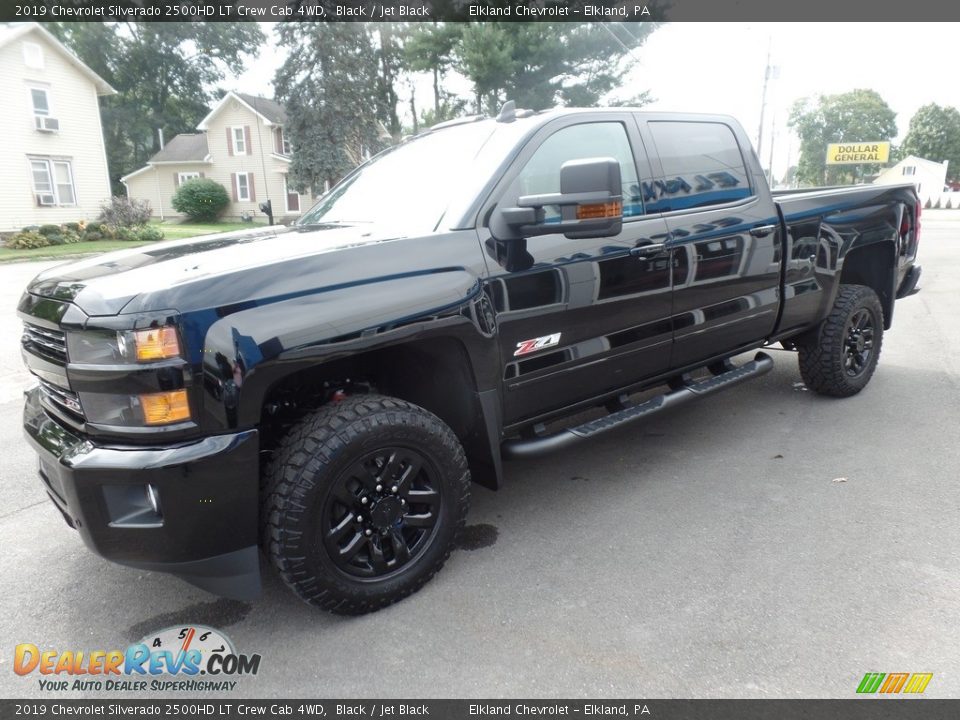 2019 Chevrolet Silverado 2500HD LT Crew Cab 4WD Black / Jet Black Photo #5