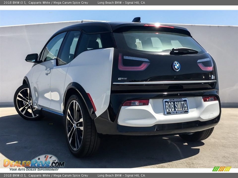 2018 BMW i3 S Capparis White / Mega Carum Spice Grey Photo #2