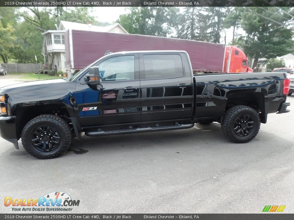 2019 Chevrolet Silverado 2500HD LT Crew Cab 4WD Black / Jet Black Photo #6