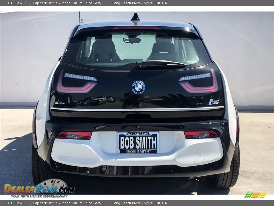 2018 BMW i3 S Capparis White / Mega Carum Spice Grey Photo #3