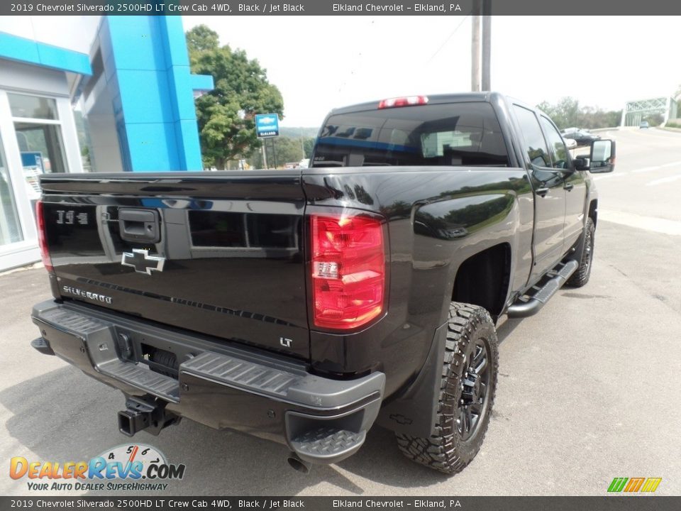 2019 Chevrolet Silverado 2500HD LT Crew Cab 4WD Black / Jet Black Photo #10