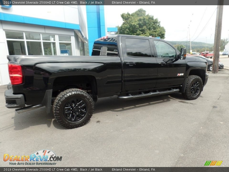 2019 Chevrolet Silverado 2500HD LT Crew Cab 4WD Black / Jet Black Photo #11