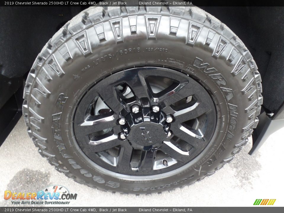 2019 Chevrolet Silverado 2500HD LT Crew Cab 4WD Black / Jet Black Photo #12