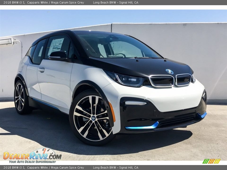 2018 BMW i3 S Capparis White / Mega Carum Spice Grey Photo #12