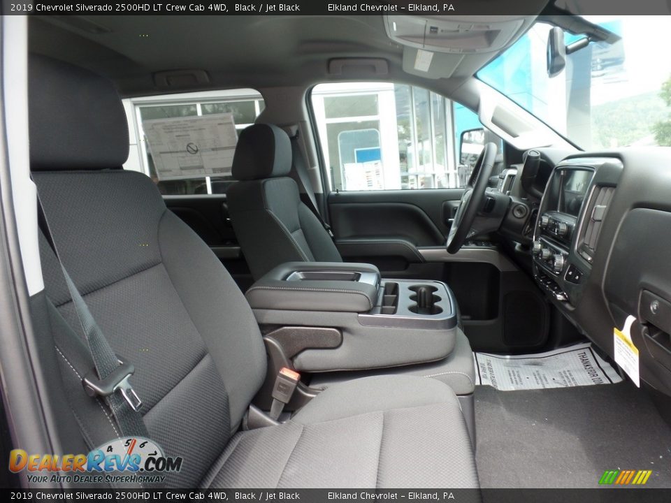 2019 Chevrolet Silverado 2500HD LT Crew Cab 4WD Black / Jet Black Photo #18