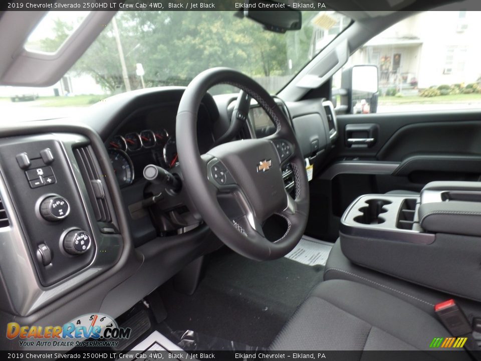 2019 Chevrolet Silverado 2500HD LT Crew Cab 4WD Black / Jet Black Photo #24