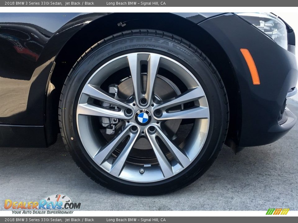 2018 BMW 3 Series 330i Sedan Jet Black / Black Photo #7