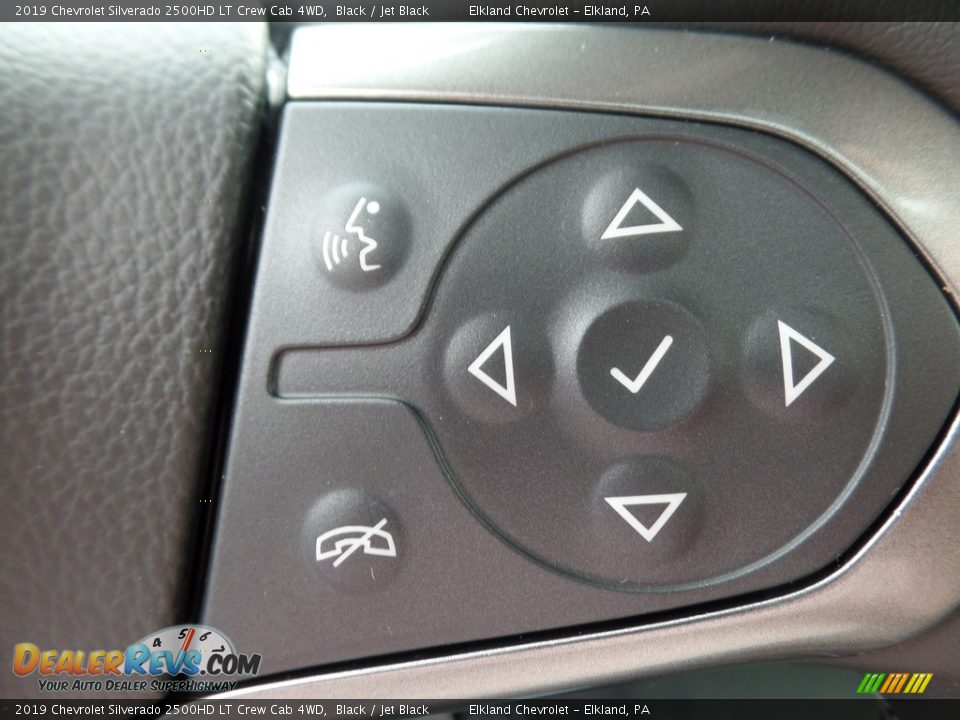 2019 Chevrolet Silverado 2500HD LT Crew Cab 4WD Black / Jet Black Photo #31