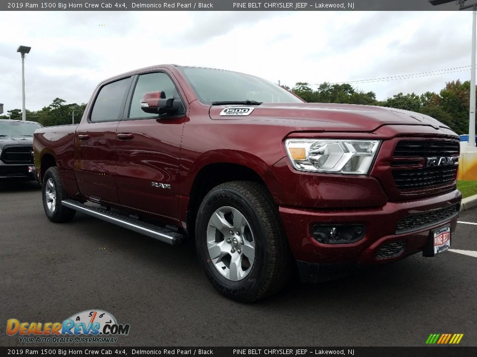 2019 Ram 1500 Big Horn Crew Cab 4x4 Delmonico Red Pearl / Black Photo #1
