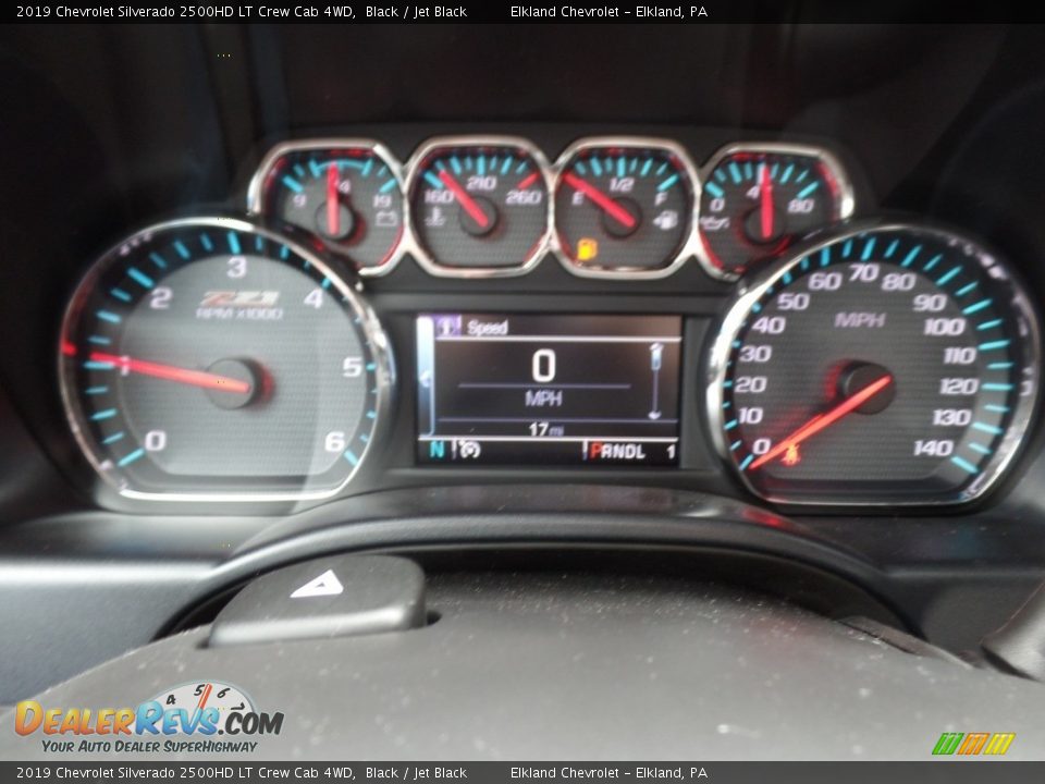 2019 Chevrolet Silverado 2500HD LT Crew Cab 4WD Black / Jet Black Photo #33