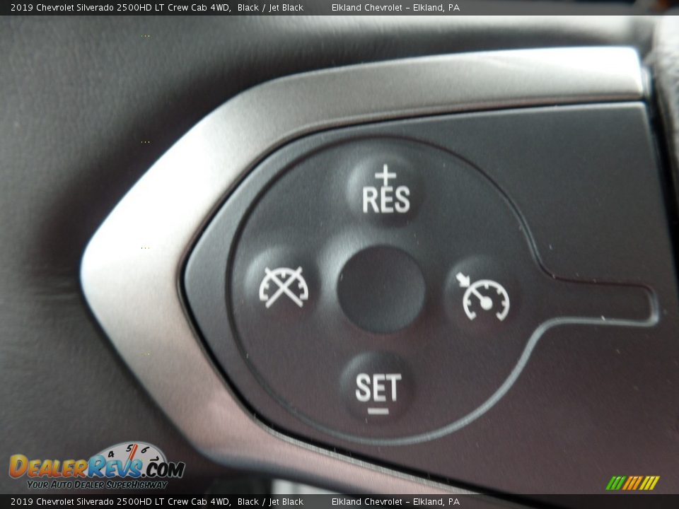 2019 Chevrolet Silverado 2500HD LT Crew Cab 4WD Black / Jet Black Photo #34