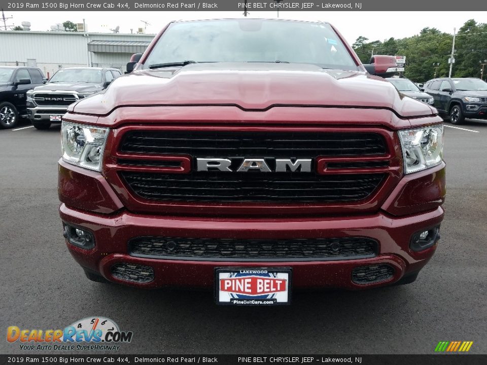 2019 Ram 1500 Big Horn Crew Cab 4x4 Delmonico Red Pearl / Black Photo #2