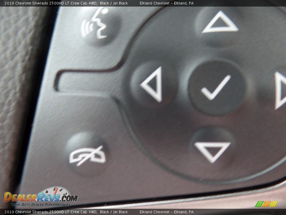 2019 Chevrolet Silverado 2500HD LT Crew Cab 4WD Black / Jet Black Photo #35