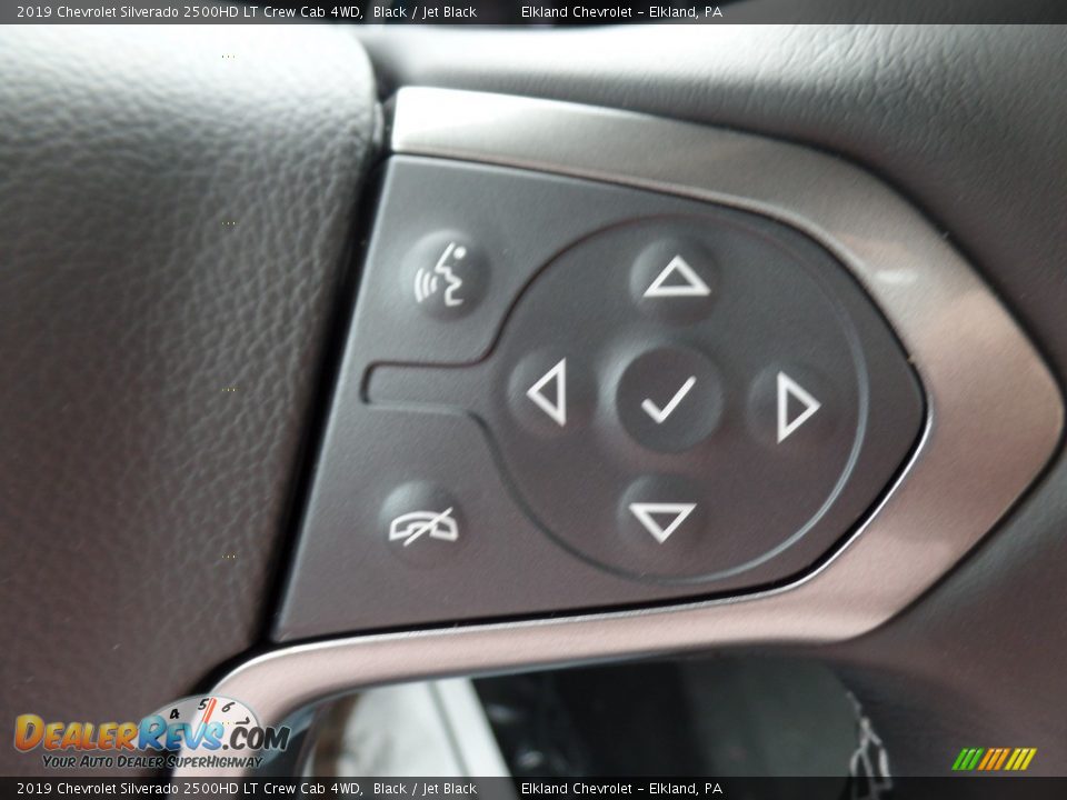 2019 Chevrolet Silverado 2500HD LT Crew Cab 4WD Black / Jet Black Photo #36
