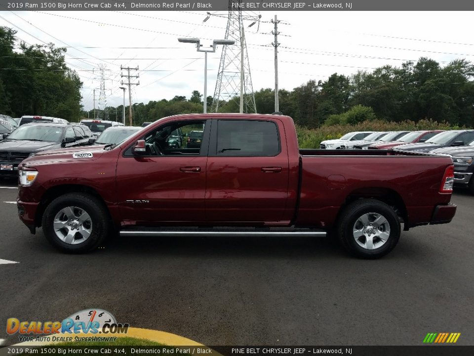 2019 Ram 1500 Big Horn Crew Cab 4x4 Delmonico Red Pearl / Black Photo #3