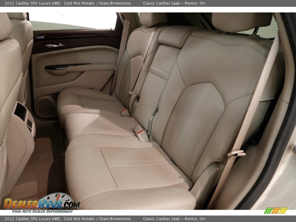 2012 Cadillac SRX Luxury AWD Gold Mist Metallic / Shale/Brownstone Photo #20