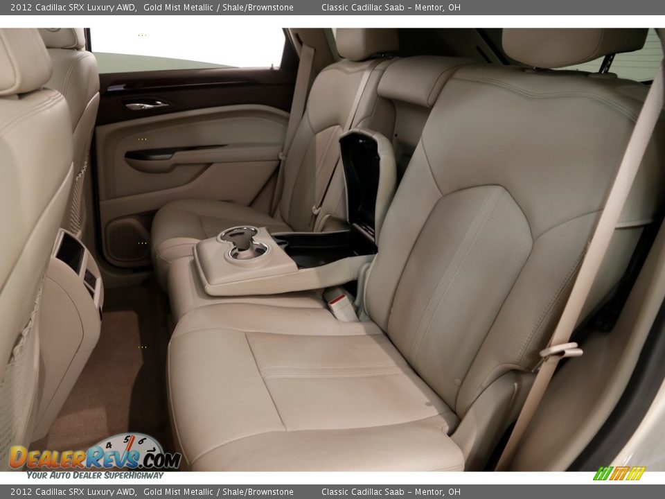 2012 Cadillac SRX Luxury AWD Gold Mist Metallic / Shale/Brownstone Photo #21