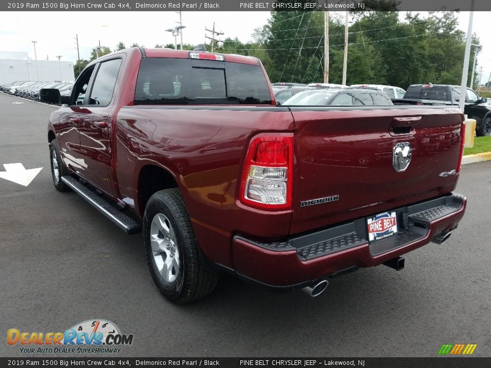 2019 Ram 1500 Big Horn Crew Cab 4x4 Delmonico Red Pearl / Black Photo #4