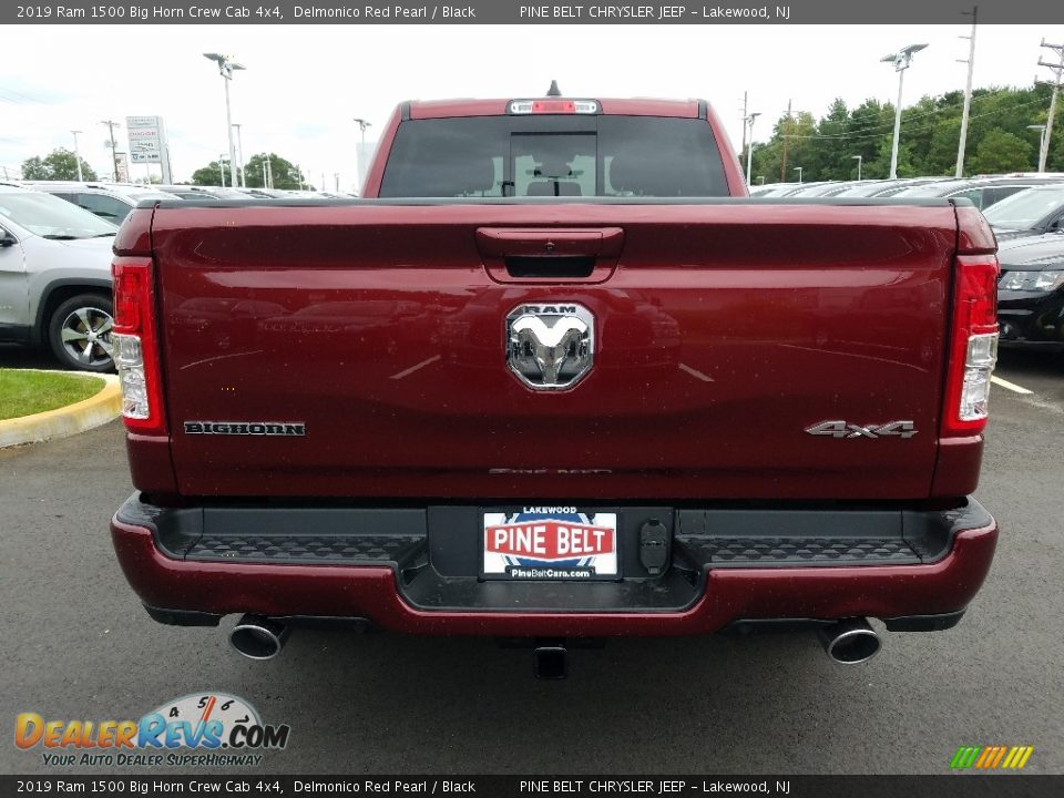 2019 Ram 1500 Big Horn Crew Cab 4x4 Delmonico Red Pearl / Black Photo #5
