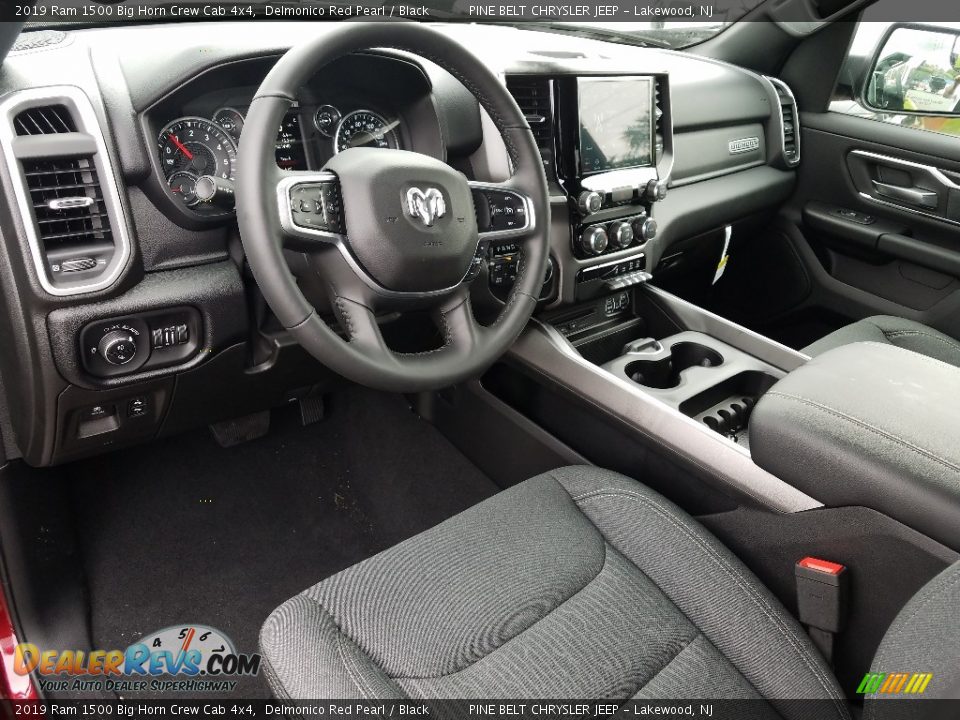 2019 Ram 1500 Big Horn Crew Cab 4x4 Delmonico Red Pearl / Black Photo #7