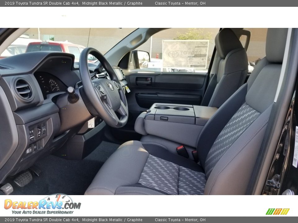 Graphite Interior - 2019 Toyota Tundra SR Double Cab 4x4 Photo #3