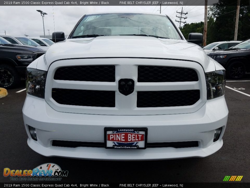 2019 Ram 1500 Classic Express Quad Cab 4x4 Bright White / Black Photo #2