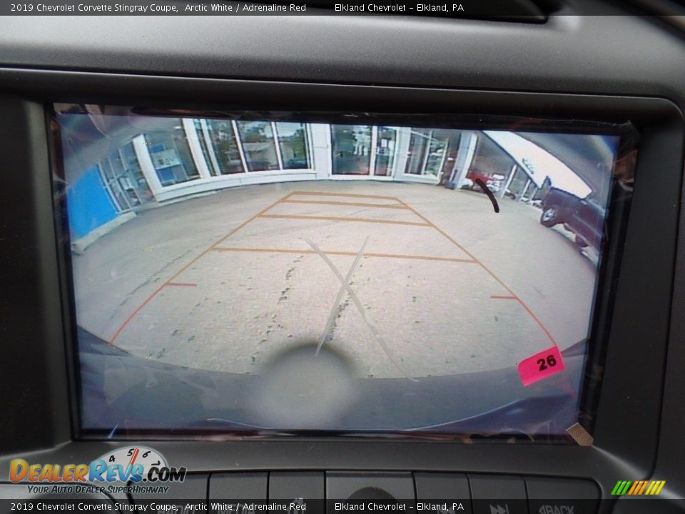 2019 Chevrolet Corvette Stingray Coupe Arctic White / Adrenaline Red Photo #29