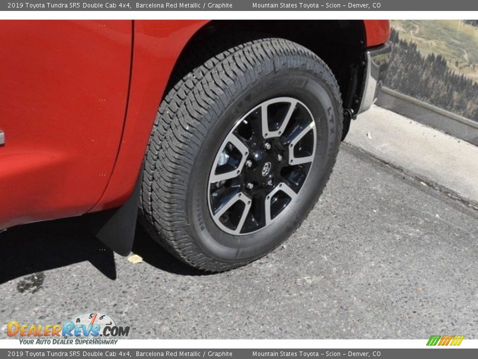 2019 Toyota Tundra SR5 Double Cab 4x4 Barcelona Red Metallic / Graphite Photo #35