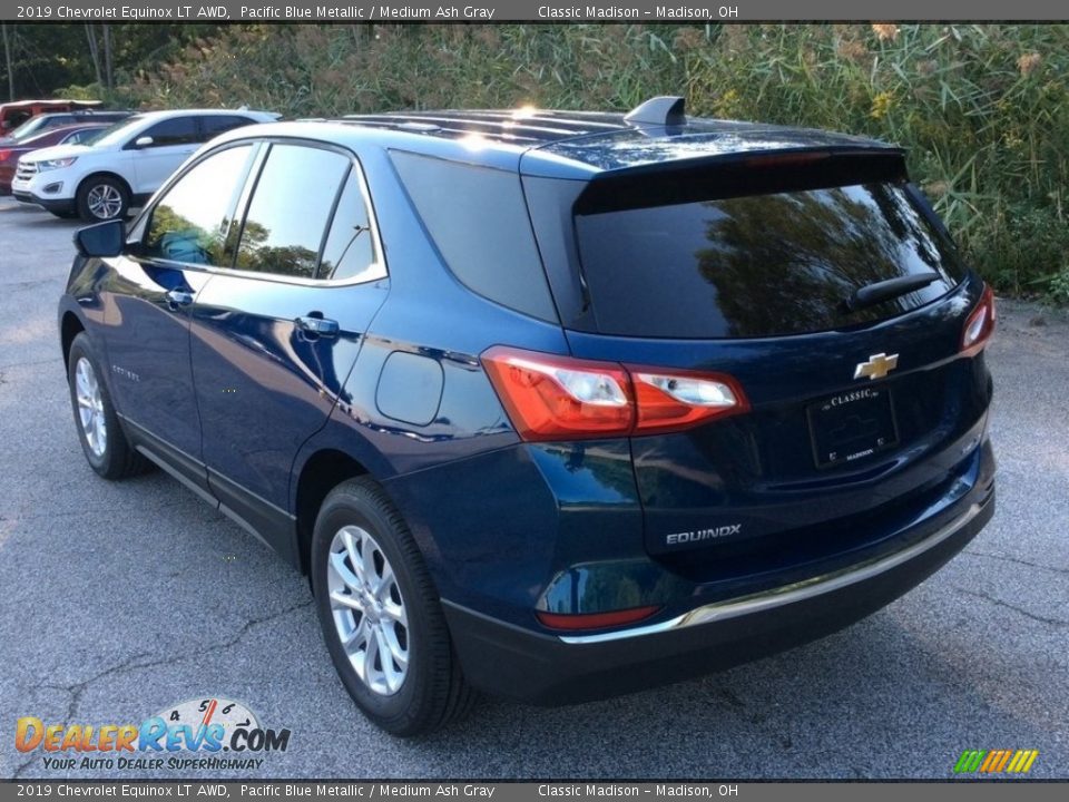 2019 Chevrolet Equinox LT AWD Pacific Blue Metallic / Medium Ash Gray Photo #4