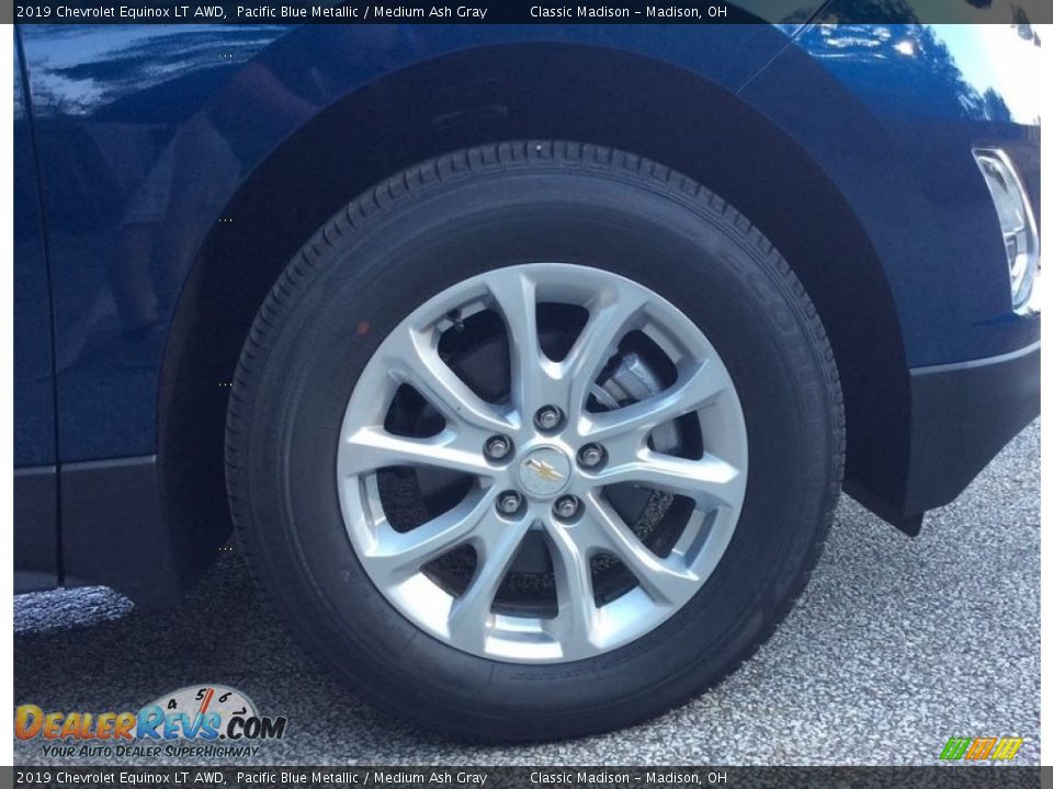 2019 Chevrolet Equinox LT AWD Pacific Blue Metallic / Medium Ash Gray Photo #7