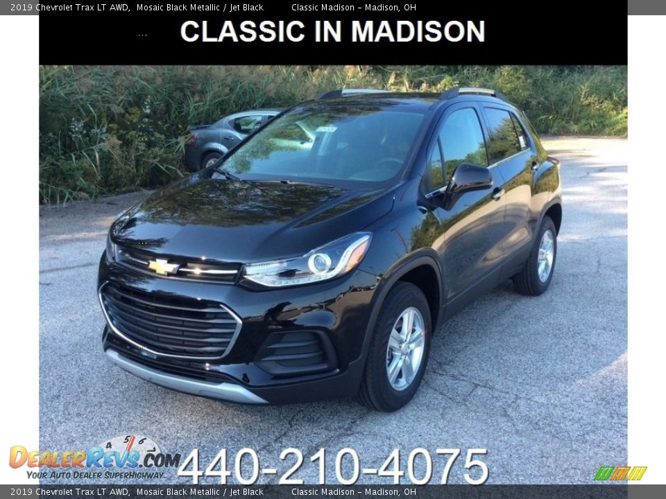 2019 Chevrolet Trax LT AWD Mosaic Black Metallic / Jet Black Photo #1