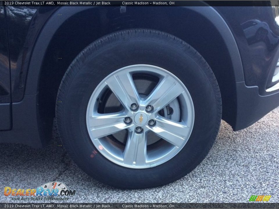 2019 Chevrolet Trax LT AWD Mosaic Black Metallic / Jet Black Photo #7