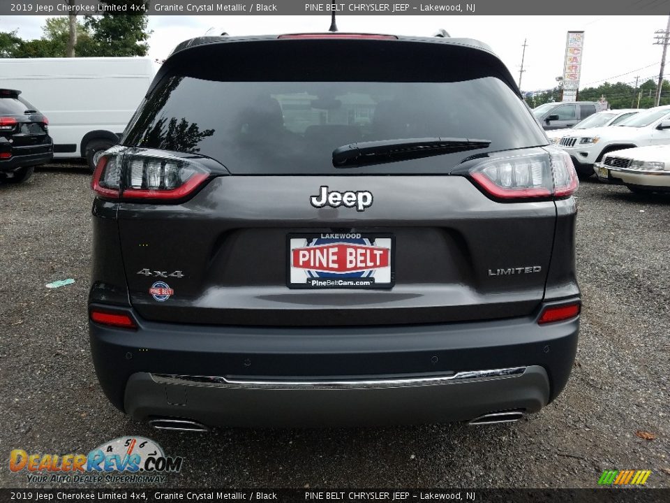 2019 Jeep Cherokee Limited 4x4 Granite Crystal Metallic / Black Photo #5