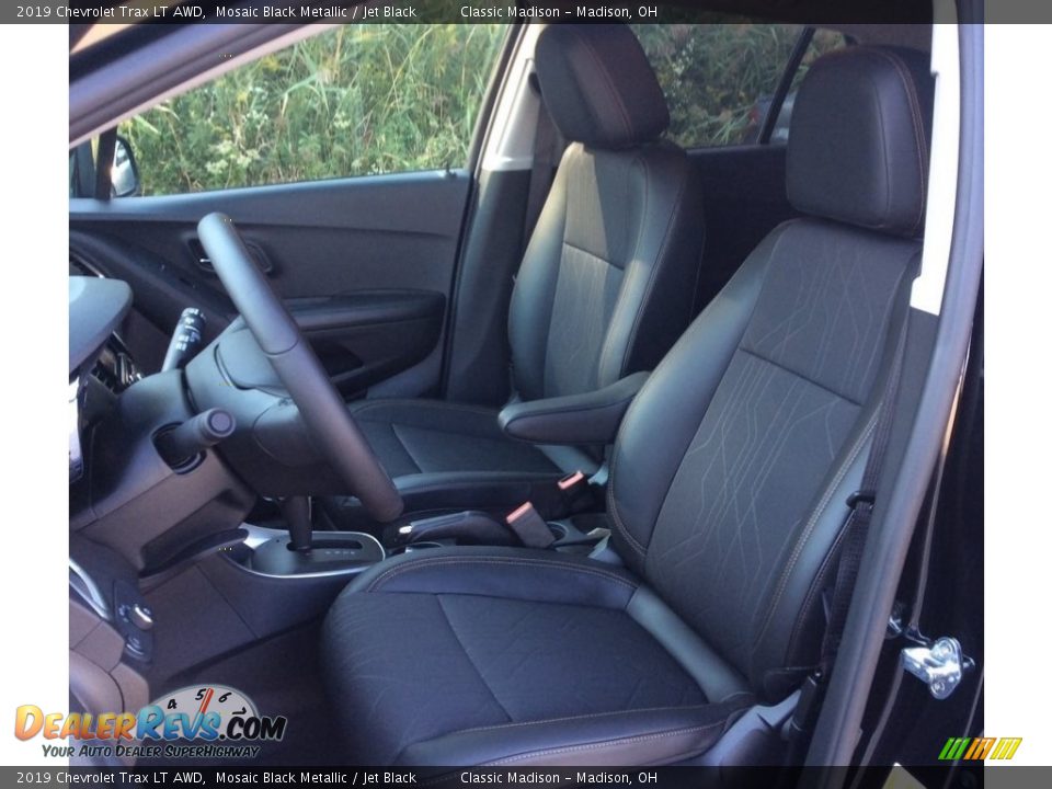 2019 Chevrolet Trax LT AWD Mosaic Black Metallic / Jet Black Photo #10