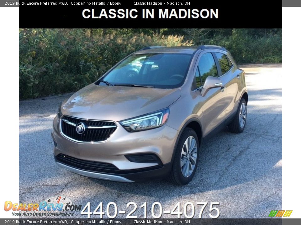 2019 Buick Encore Preferred AWD Coppertino Metallic / Ebony Photo #1