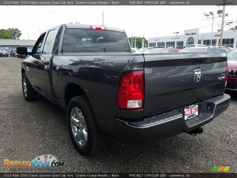 2019 Ram 1500 Classic Express Quad Cab 4x4 Granite Crystal Metallic / Black Photo #4