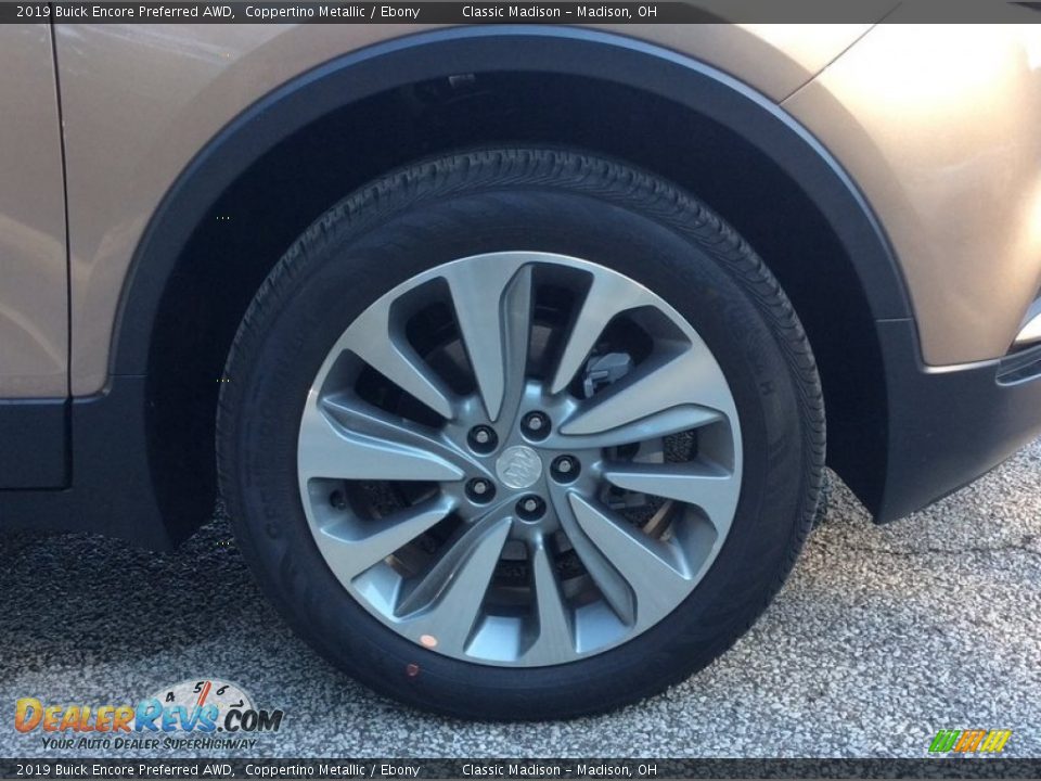 2019 Buick Encore Preferred AWD Coppertino Metallic / Ebony Photo #7