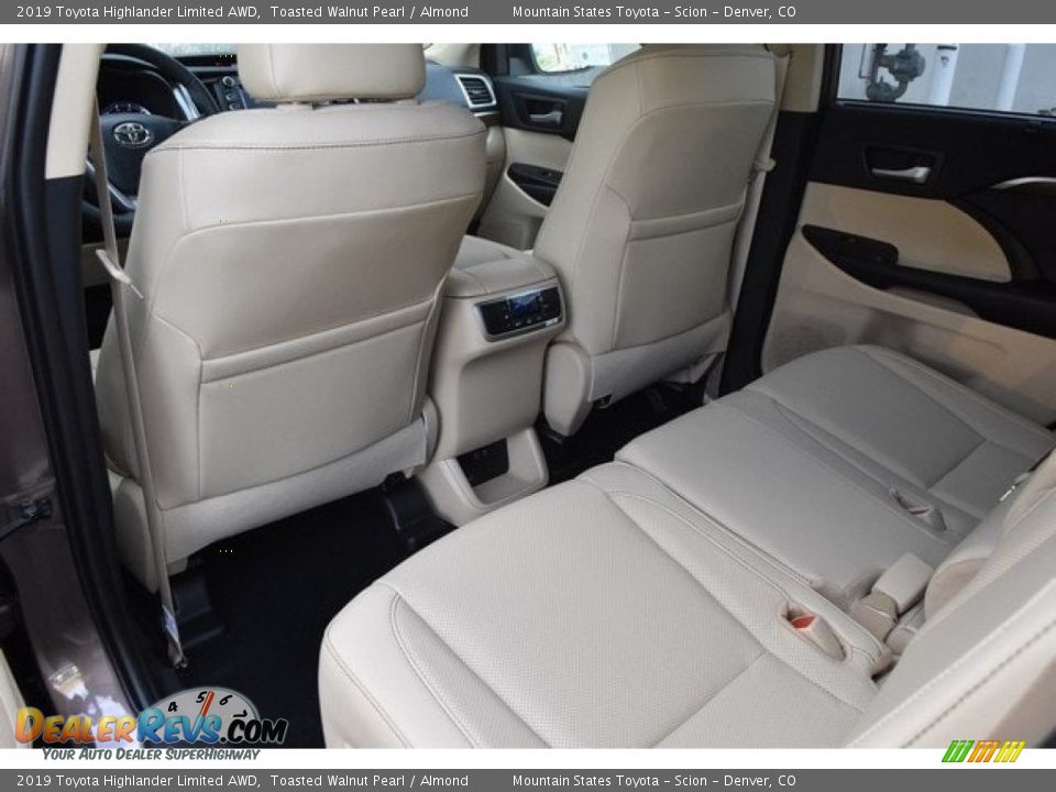 Rear Seat of 2019 Toyota Highlander Limited AWD Photo #14