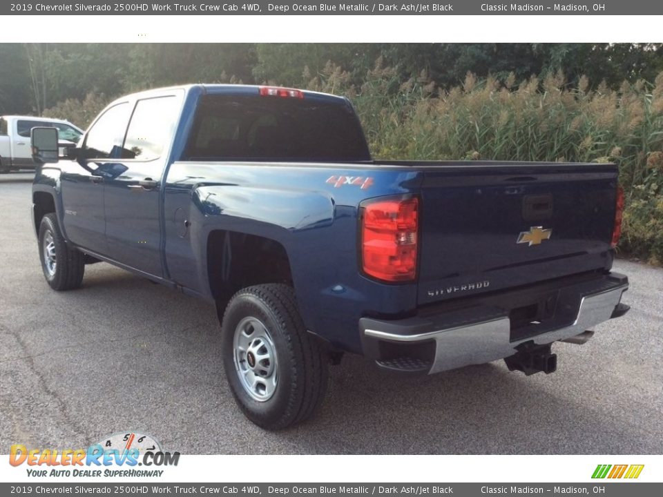 2019 Chevrolet Silverado 2500HD Work Truck Crew Cab 4WD Deep Ocean Blue Metallic / Dark Ash/Jet Black Photo #4