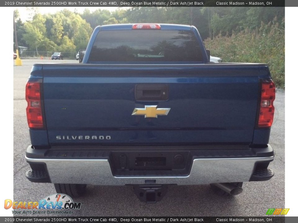 2019 Chevrolet Silverado 2500HD Work Truck Crew Cab 4WD Deep Ocean Blue Metallic / Dark Ash/Jet Black Photo #5