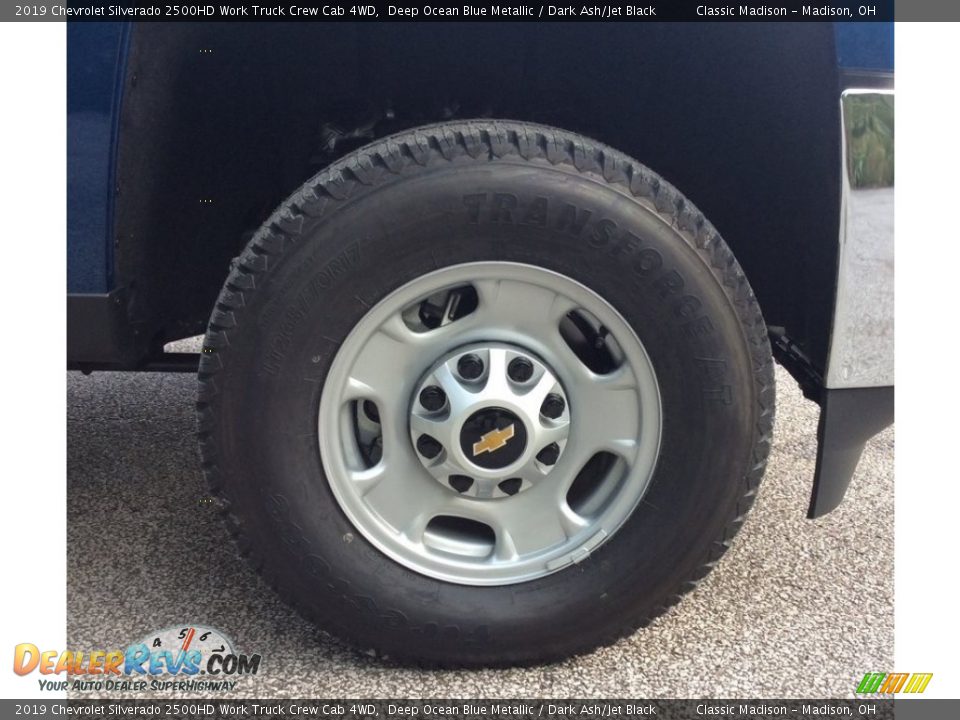2019 Chevrolet Silverado 2500HD Work Truck Crew Cab 4WD Deep Ocean Blue Metallic / Dark Ash/Jet Black Photo #7