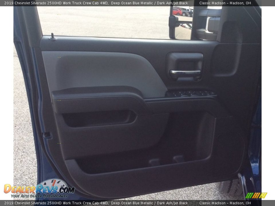 2019 Chevrolet Silverado 2500HD Work Truck Crew Cab 4WD Deep Ocean Blue Metallic / Dark Ash/Jet Black Photo #8