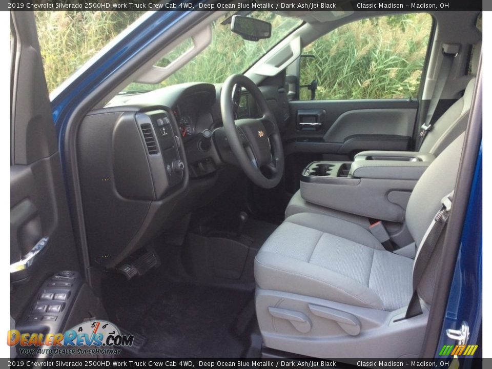 2019 Chevrolet Silverado 2500HD Work Truck Crew Cab 4WD Deep Ocean Blue Metallic / Dark Ash/Jet Black Photo #9