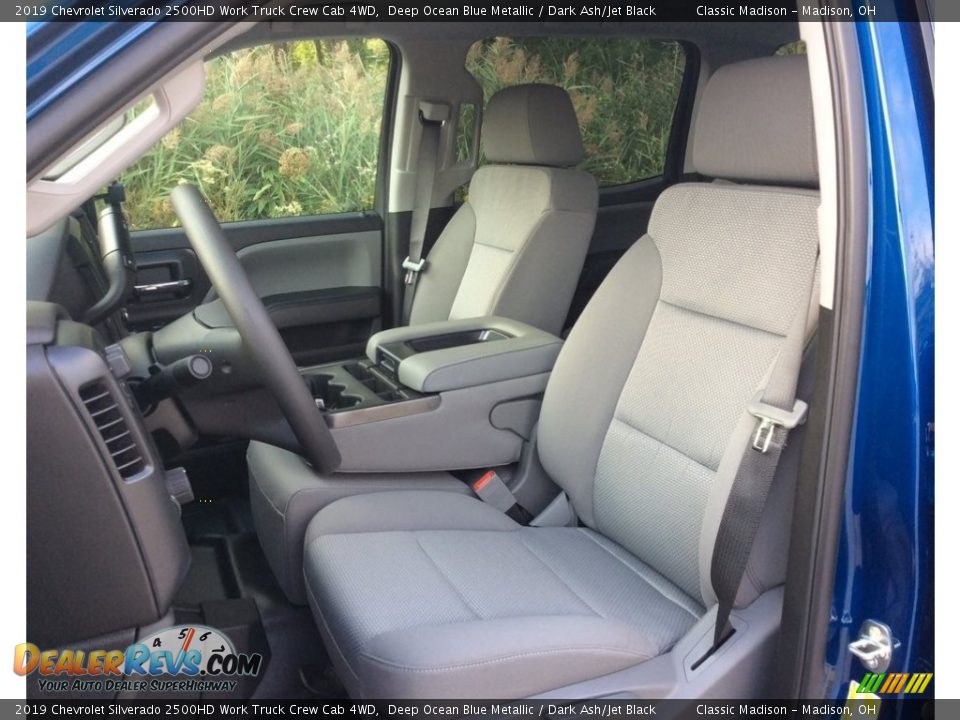 2019 Chevrolet Silverado 2500HD Work Truck Crew Cab 4WD Deep Ocean Blue Metallic / Dark Ash/Jet Black Photo #10