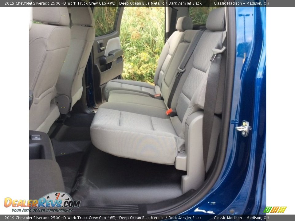 2019 Chevrolet Silverado 2500HD Work Truck Crew Cab 4WD Deep Ocean Blue Metallic / Dark Ash/Jet Black Photo #14