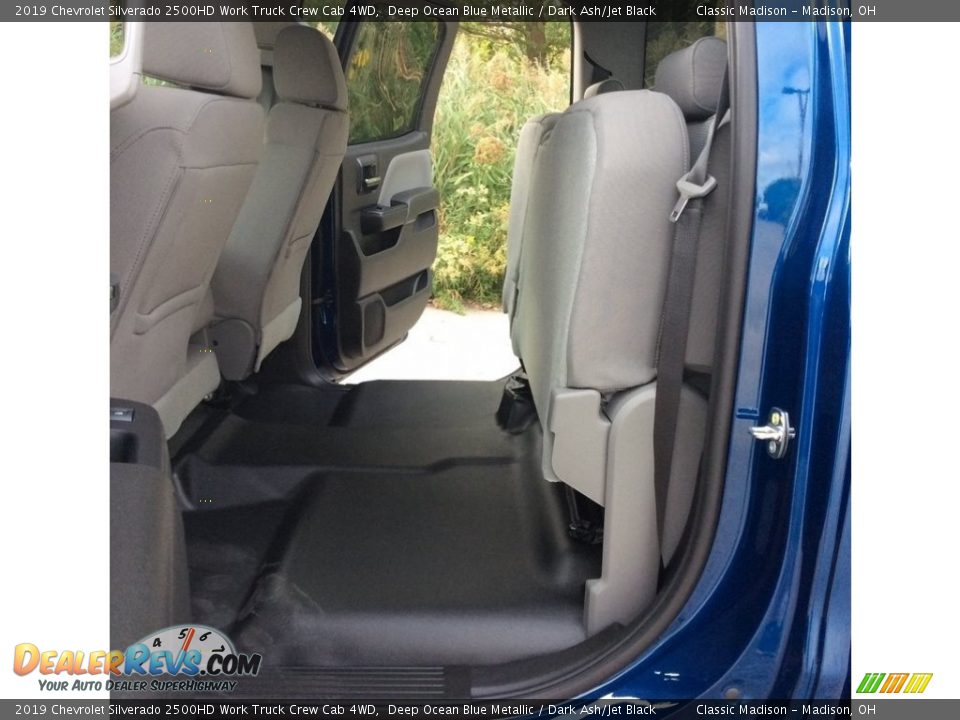2019 Chevrolet Silverado 2500HD Work Truck Crew Cab 4WD Deep Ocean Blue Metallic / Dark Ash/Jet Black Photo #15